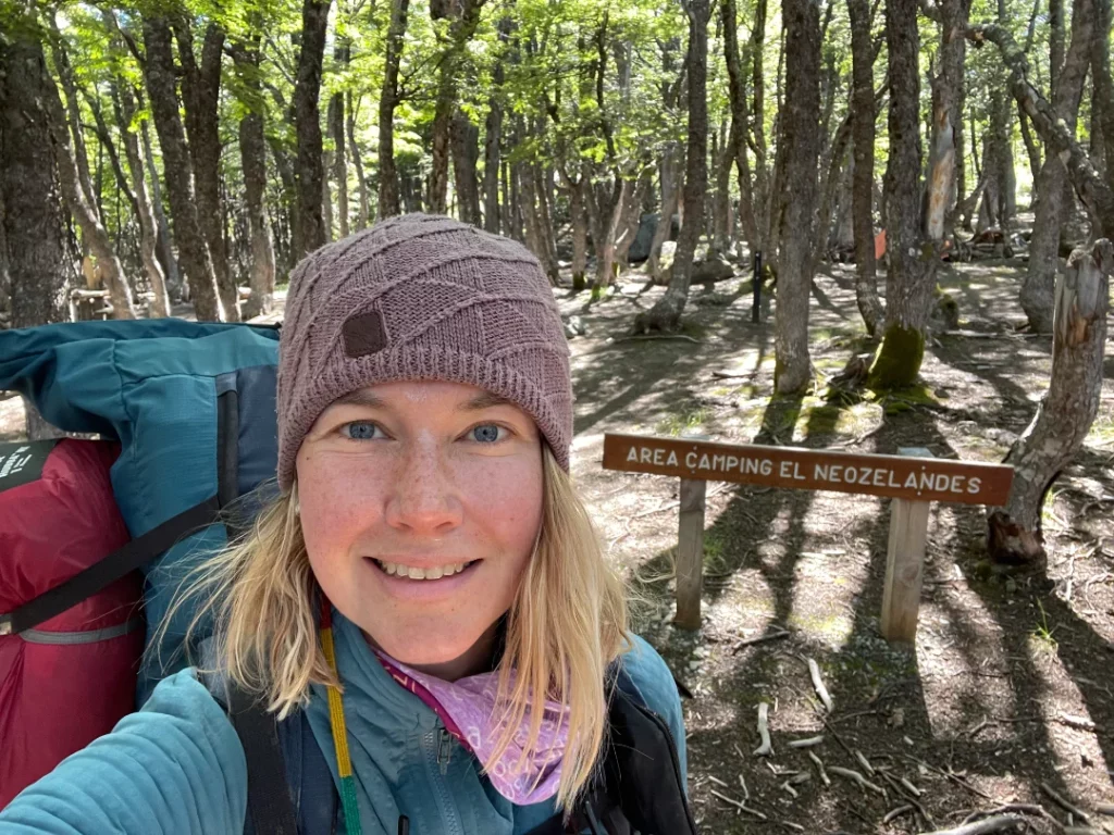 Solo Female hiker in Patagonia