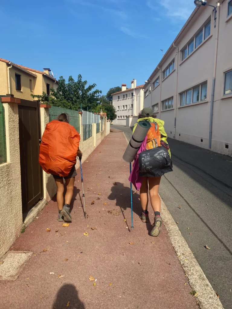 Hikers at the end of HRP